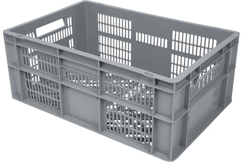 METRO Professional Eurocontainer Hellgrau PP 60 x 40 x 24 cm