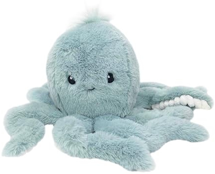 MON AMI Oda Octopus 11-Inch Stuffed Animal, Soft Ocean Plush Boys Girls | octopus stuffed animal, soft ocean plush, marine playtime companion, nursery bedroom décor accent, boys girls gift, keepsake