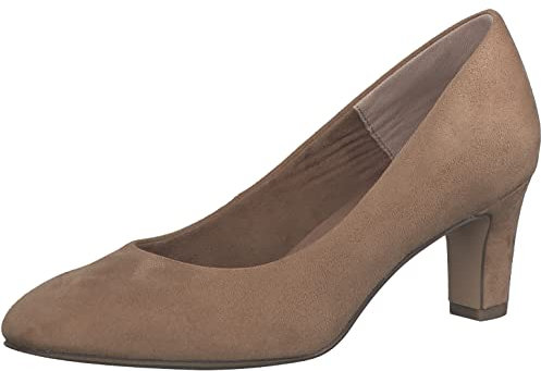 Tamaris Damen Klassische Pumps, Frauen Absatzschuhe,TOUCHit-Fußbett,stöckelschuhe,Absatzschuhe,high Heels,Heels,stoeckelschuhe,Camel,40 EU