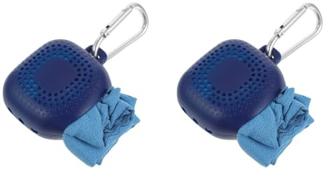 INOOMP 2 STK Cooles Tuch Schnell Trocknendes Handtuch Campinghandtuch Mini-handtücher Handtücher Fürs Fitnessstudio Kühle Tücher Wanderhandtuch Reisen Tragbar Ballaststoff Lappen