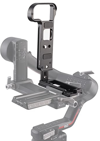 FOTGA Piastra a sgancio rapido con angolo a L, piastra verticale a L, per fotocamera Nikon Z5/Z6/Z7/Z6II/Z7II, compatibile con DJI Ronin RS2/RSC2/RS3/RS3 Pro/RS3 Mini Gimbal Stabilizzatore Arca Swiss
