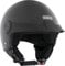 Sparco Riders 95143, Sparco Casco Demi-Jet con Peak per Moto Nero Metallizzato con Calotta in ABS Taglia L Unisex Adulto