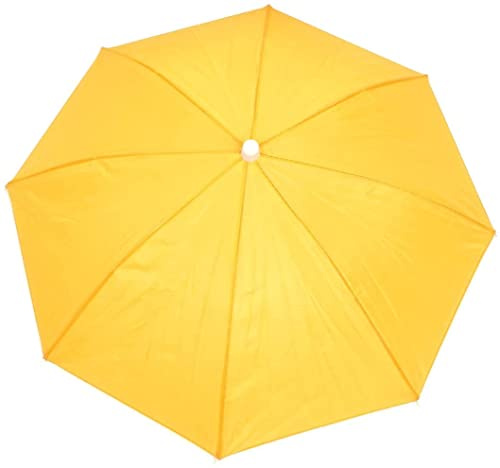 XYWHPGV Outdoor Fishing Headwear Polyester Canopy Regenschirm Hut Mütze Gelb(7821e ffcc2 f4d50 a2446 f9f37 96641