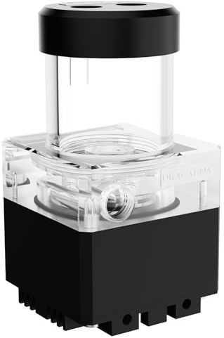 Dracaena.io 650L/H PC Water Cooling Pump, 125ml Reservoir, 12W, G1/4, Black