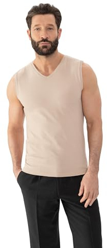 Mey Herren Tanktop Baumwolle Serie Comfort Cotton | Unterhemd mit V-Neck, Körpernahe Passform, Ohne Ärmel, Weiches Material, Gr. 4-8
