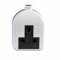 iSeventy9 UK Mains Power Rewireable Rubber Extension Lead Socket for Extension Cable Single Gang 13A - White