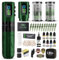 INKin Tattoo Maschine Set, INKflexo Tattoo Set mit Kabelloser Tattoo Maschine, Verstellbare Anschläg 2,0-4,2mm und 1600mAh Batterien, Tattoo Nadeln Set and Tattoo ink für Tattoo Anfänger und Künstle