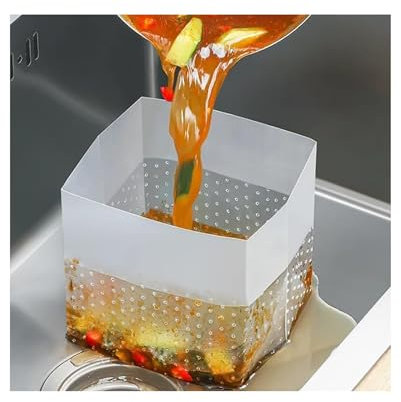90 Pcs Sink Strainer Bags, Kitchen Sink Drain Filter, Sink Filter Net, Bags Sink Strainer Cover for Kitchen Bathroom Sink (90)