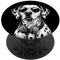 Occhiali da sole dalmata e cuffie musicali, Dog Gangsta Boss PopSockets PopGrip Adesivo