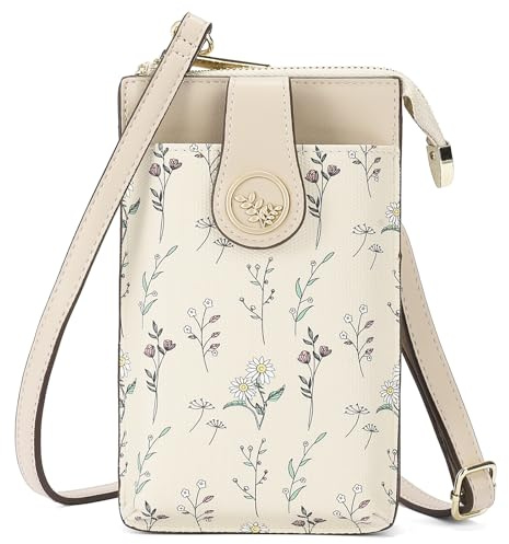 GAEKEAO Handytasche zum Umhängen Damen Kleine Umhängetasche, Große Kapazität Handtasche, Klein Tasche Schultertasche Crossbody bag veganem Leder,erstellbar Schultergurt