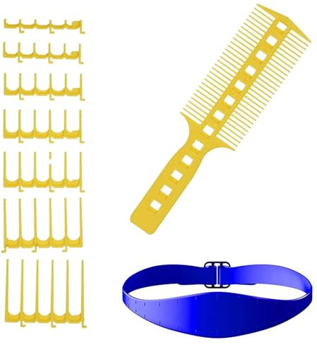 Haarschneideführung: Kammschutz-Set für Haarschneidemaschinen, Silikonband