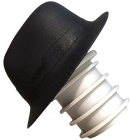 SHINEOFI Bouchon de Bouteille en Silicone Noir de Chapeau Melon Bouchons de Vin Étanches 1 Pièce Fermeture sous Vide pour Bouteilles de Vin Bière et Huile Conserve Fraîcheur et Arômes