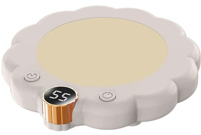 Coffee Mug Warmer For Desk - ABS | 3 modes Fast Heating Non-Slip Mug Heating Pad | Electric Coffee Cup Warmer with Smart Temperature Settings For Tea Milk Water Home Office Kitchen Use