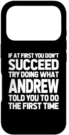 Hülle für iPhone 17 Pro Versuche das zu tun, was Andrew dir gesagt hat... Lustiger Name Andrew