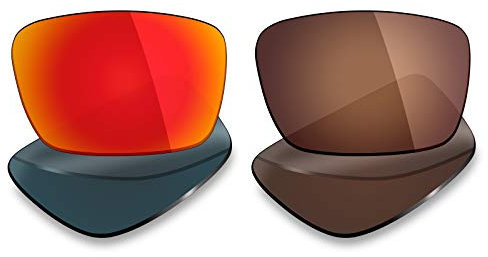 Mryok Lot de 2 paires de verres polarisés de rechange pour lunettes de soleil Oakley Fuel Cell