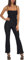 StyleLightOne Damen Glitzer Overall Jumpsuit Onesie Reißverschluss Schlaghose Träger Sylvester Tanzhose Clubwear, Schwarz 34/36 (S)