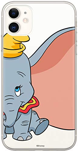ERT GROUP Original und Offiziell Lizenziertes Disney Dumbo Handyhülle für iPhone 11, Case, Hülle, Cover aus Kunststoff TPU-Silikon, schützt vor Stößen und Kratzern