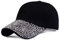 Gudessly Bling Damen Baseball Cap Blume Snapback Strass Sonnenhüte Verstellbare Denim Jeans Hut, Yh3305,