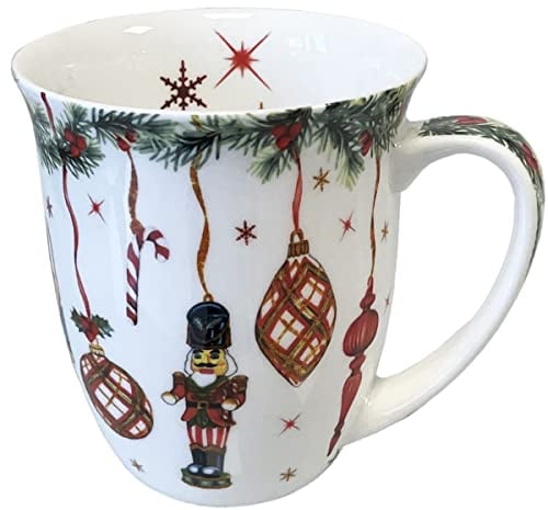 Ambiente Mug de Noël en porcelaine anglaise 0,4 l Casse-noisette