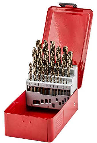 fischer - Juego de brocas cobalto para metal 1-13mm (25 Unidades)