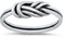 Joyara Sterling Silber 925 Node Ring