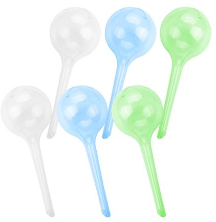 Rumyve 6pcs Automatic Plant Watering Globe, Drip Irrigation, PVC Material, Automatic Style, Special Feature: Automatic Watering