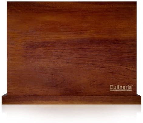 Magnetischer Messerblock | für bis zu fünf Messer | Klingenlänge bis 21 cm | elegantem Akazienholz | (ohne Messer geliefert) | Culinaris