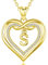 AEONSLOVE Kette mit Buchstaben S Kupfer Gold Herz Buchstaben Anhänger Halskette Damen mit Buchstaben Kette mit Namen Frauen Mädchen Initialen Alphabet Schmuck Geschenk Letter Necklace