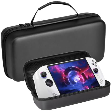 Voikoli Custodia protettiva portatile compatibile con console di gioco Lenovo Legion Go S, custodia rigida in EVA (nero)