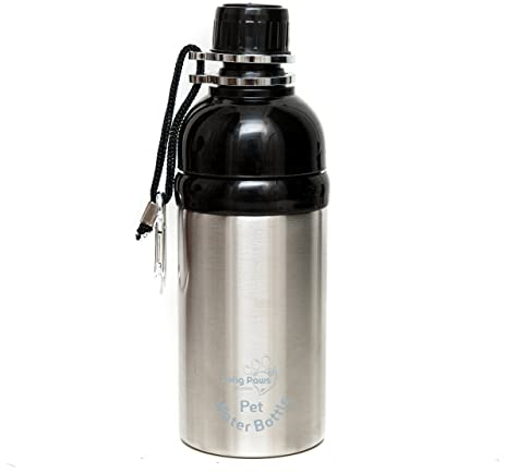 Other Lick 'n Flow Pet Water Bottle Silver 500ml, clear, 67212