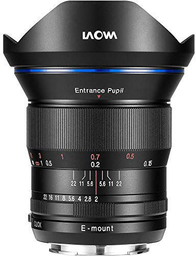 Laowa Compatibile con Monture Sony FE Obiettivo grandangolare VE1520SFE 15 mm F2 Zero Distorsione, Nero