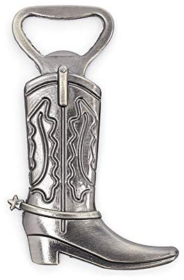 SimpleLife Just Hitched Cowboy Boot Bottle Opener Western Birthday Wedding Favor Party Cute