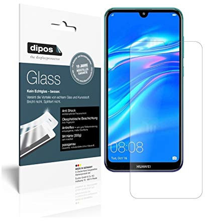 dipos I 2X Protector de Pantalla Mate Compatible con Huawei Enjoy 9 Vidrio Flexible Cristal Proteccion 9H