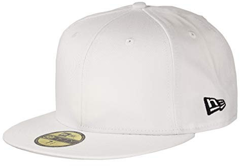 New Era Blank White 59Fifty Basecap - 7 1/4-58cm (L)