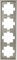 REV Futura, 4-fach Rahmen Steckdose, Rahmen Taster, Ausschalter etc., platin
