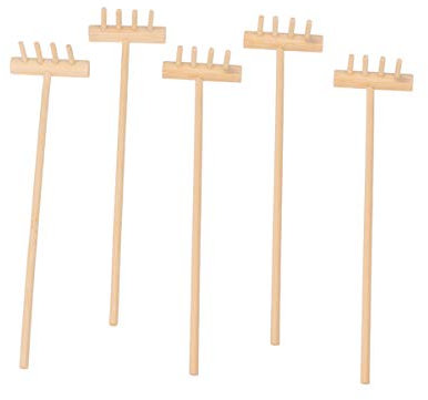 HEALLILY Mini râteau à sable pour jardin zen outil de jardin zen accessoire de jardin zen cadeau pour les mères pour décoration de jardin miniature