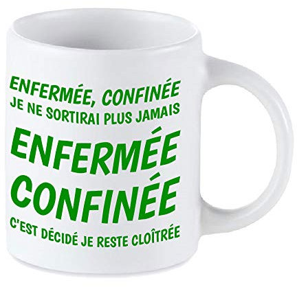 Tip Top - Taza cerrada, cerámica, verde