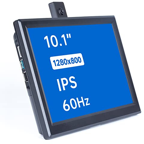 SunFounder 10 Pouces Raspberry Pi 4 écran IPS LCD HDMI 1280 x 800 Screen Monitor for Raspberry Pi 4 Xbox Windows 7/8/10