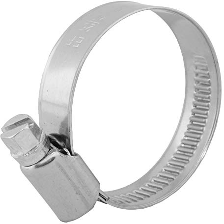 Schlauchschellen mit Schneckengewinde | Spannbereich 10 mm bis 16 mm - Bandbreite 9 mm aus Edelstahl A2 (100 Stück) | DIN 3017 - Schlauchbinder - Klemmschellen - Bandschellen von MESAROS®
