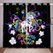 Loussiesd Fantasie Einhorn Themed Fenstervorhang 183x117cm Magisches Tier Blickdichte Vorhänge Dekorde Gebühr Karikatur Stil Vorhang Für Kinder Erwachsene Verträumte Farbe Raumdekor