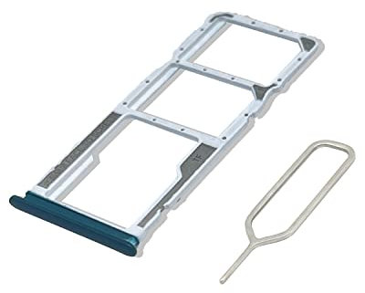 Eonpam Vassoio Carta SIM per (Xiaomi Redmi Note 9) qualità Originale Porta Scheda SIM Ricambio Slot Scheda Memoria SD con Pin della Scheda SIM(Verde)