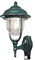 LED Landhaus Außenwandlaterne mit Bewegungsmelder, grün, Höhe 48cm