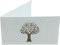 LE GEMME DI VENEZIA Bigliettini Albero della Vita Matrimonio Sposi Comunione Battesimo con Stampa Spedizione Omaggio per Bomboniera (Pezzi 50)