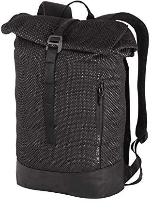 Von Cronshagen Rucksack Tjark 16l | sportlicher Daypack mit Laptopfach | Rolltop Rucksack passend für Notebooks bis 15 (anthra mesh)