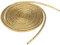 Allegra K Lacets brillants scintillants Baskets chatoyantes scintillantes Cordes de lacets de chaussures rondes d'or 120cm/47.25