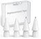 Delidigi Replacement Tips for Apple Pencil 1st/2nd Generation and Apple pencil Pro/(USB-C), 4 Pack High Sensitivity Ordinary Nibs & Upgraded Longer Metal Wear-Resistant Pen Like Nibs for iPencil