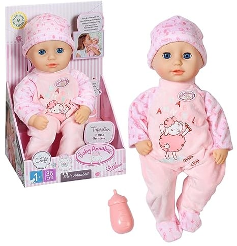 Baby Annabell Little Annabell 36cm, weiche Puppe mit Stoffkörper und Schlafaugen, 36cm, 709870 Zapf Creation