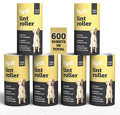 Tydi Recharges Rouleaux Anti-Peluches (600 Feuilles) – Compatibles avec Tydi, PetLovers, Mr. Siga & Autres Marques