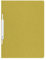 DONAU 8652001PL-11 Schnellhefter Pressspan A4 / 10er Pack - 10 Stück/Farbe: Gelb/Kartonschnellhefter für DIN A4 390 g/m² - Pappe Extrastark/für Schule Job Büro und zu Hause