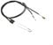 Lawn Mower Throttle Cable Clutch Cable Kits,Z-Hook Mower Train Engine Brake Wheel Drive Throttle Cable for Einhell Tractors Brush Cutters Garden Tool